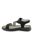 thumbnail image 4 of Flexus Women's PATHFAV Asymmetric Quarter Strap Sandals Black EU 39 / US 8.5, 4 of 5