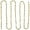 Gold, variant on Northlight Shiny and Matte Beaded Christmas Garland - 9' x .5" - Gold - Unlit