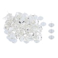 thumbnail image 1 of Esquirla 100 Pcs 8/10/12mm Round Blank Stud Earring Base Setting Jewelry Craft DIY, 1 of 8