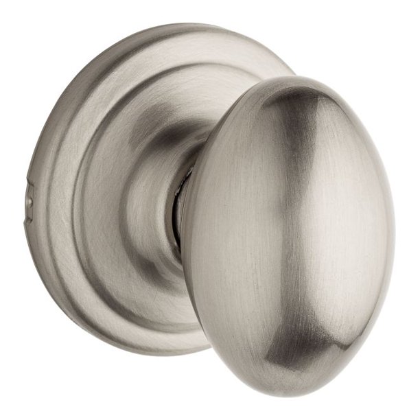 Kwikset Laurel Knob Passage in Satin Nickel