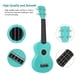 thumbnail image 3 of POMAIKAI Ukelele soprano Ukelele de madera para principiantes Ukelele de guitarra hawaiana 21"Principiante y estudiantes (azul), 3 of 5