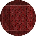 thumbnail image 1 of Ahgly Company Indoor Round Southwestern Red Country Area Rugs, 7' Round, 1 of 4