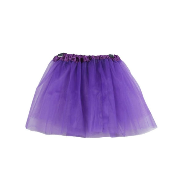 tutú Traje de baile Vestidos de niña Ropa para ocasiones especiales con buen rendimiento Decoración de fiesta para niños Lago azul Prendas para la parte inferior del cuerpo Morado oscuro Minnieouse AP009012-17B