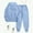 Sky Blue, variant on Women’s Fashionable Long Pants Set Stylish Two Piece Outfit For Casual And Formal Wear For Spring And Summer Seasons Girth plus Size Pant Suit Stretch Woman Suit Snow Bib Body on Buckle High Neck