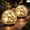 warm, variant on Solar Orbs Outdoor Waterproof, Cracked Glass Globe Garden Lights (4pcs,red) | Solar powered cracked glass ball lights for patio, yard, lawn, backyard, pathway and outdoor garden decorations