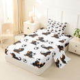 thumbnail image 2 of Erosebridal Kawaii Pet Dogs Dachshund Twin Sheet Sets,Boys Football Ball Games Bedding For Puppy Dogs Lovers 3-Piece, 2 of 6
