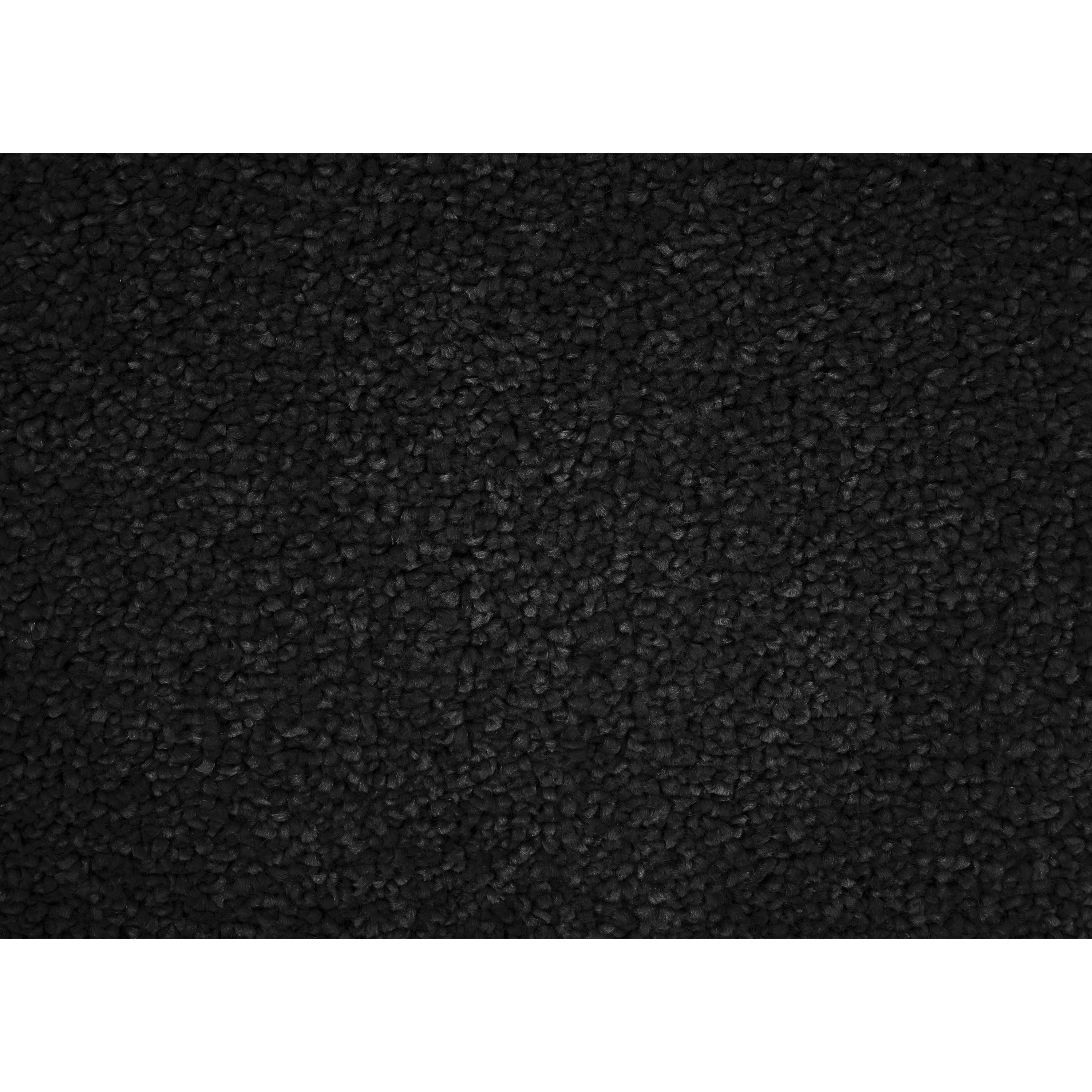 Garland Rug Gramercy Washable Bath Rug Set, 2-Piece (20"x34" & Contour Rug) Black