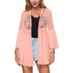 thumbnail image 1 of TRKIYQC Cárdigan de encaje de verano para mujer Manga larga acampanada Ver a través de frente abierto Cárdigan de verano Malla Sheer Kimono Coverup Beach TRKIYQC casual, 1 of 5
