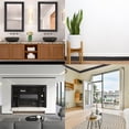 thumbnail image 4 of PVC Foam 3D Self-Adhesive Waterproof Wallpaper Border Lines Skirting Stickers Wall Trim for Living Room Home Office Hotel DIY Decoration Black 4.5cm 2.3m/roll 1 roll/pc 4pcs/set, 4 of 6