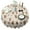 White Highland Cow-2, variant on Gray Highland Cow Layer Pattern Round Tablecloth 60"x60",Wrinkle Wipeable Table Cloth for Kitchen Dining Room Picnic Patio Party