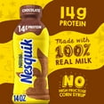 thumbnail image 4 of Nesquik Chocolate Low-fat Milk, Ready to Drink Low-fat Milk, Breakfast Drink, 14 fl oz, 4 of 12