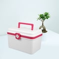 thumbnail image 3 of Shisuyan Large Capacity First Aid Box Medical Storage Organizer Empty First Aid Container with Handle Large Capacity Medicines Box Holder, 3 of 8
