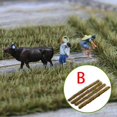 thumbnail image 5 of bedienty Realistic Miniature Plants Mini Model Railroad Materials Building A Garden Style B, 5 of 5