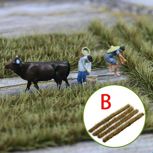 Modèle Miniature Chemin de Fer Jardin Micro Paysage Diorama B