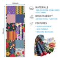 thumbnail image 2 of Pioneer Flower Floral Print Pattern Hot Yoga Mat Towel Non Slip for Hot Yoga - Quick-Drying Yoga Mat Cover with 4 Corner Pockets with Travel Bag - Hot Yoga Towel Non Slip 74"x26", 2 of 6