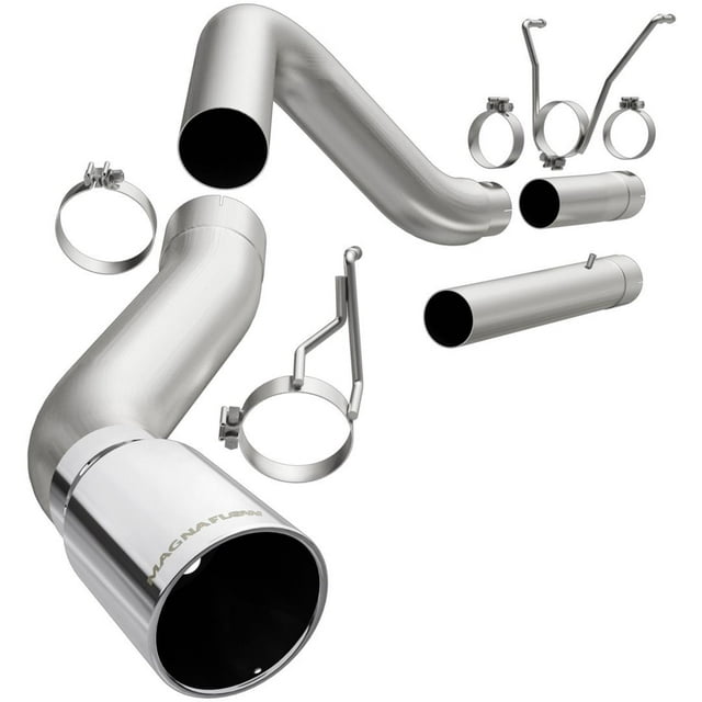Magnaflow Performance Exhaust System Kit 17874 Pro Diesel Diesel Particulate Filter Back System; Stainless Steel; Without Muffler; 5 Inch Pipe Diameter; Single Exhaust With Single Exit