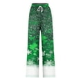 thumbnail image 4 of Kaemgyyd Women's Christmas Sweatpants Trendy Wide Leg Drawstring Baggy Pants Casual Loose Printing Pants with Pockets, 4 of 4