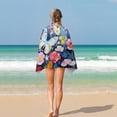 thumbnail image 4 of Watercolor Butterfly Beach Towel Microfiber Beach Towels Sand Free Quick Dry Lightweight Travel Towels, 4 of 7