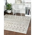 thumbnail image 2 of Rugs.com Moroccan Trellis Collection Rug – 10 Ft Square Ivory And Gray Medium Rug Perfect For Living Rooms, Kitchens, Entryways, 2 of 9