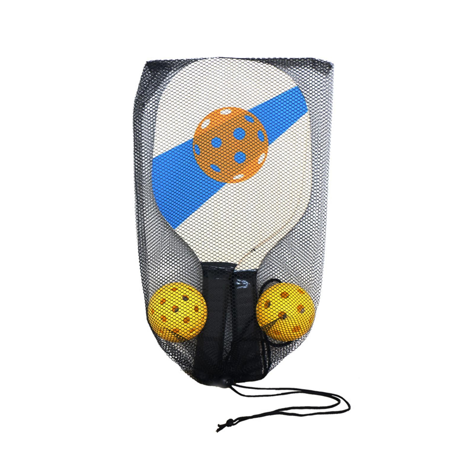 harayaa Pickleball Wood Paddle Set with Pillow Grip Beginner Racquets for Men Women Kids Style A