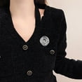 thumbnail image 2 of Minimalist Spiral Brooch Pins for Women Men Metal Corsage Unique Geometric Swirl Brooches Lapel Badge for Suit Coat Jacket Clothes Accessories Unisex Costume Jewelry Graduation Party, 2 of 10