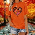 thumbnail image 1 of Ounisa Baseball Shirts Women Baseball Mom Tshirt Baseball Heart Graphic Tee Game Day Gifts Funny Short Sleeve Tops, 1 of 7