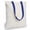 Blue/Natural, variant on Economical Cotton Tote Bag,Reusable Grocery Shopping Cloth Bags, Suitable for DIY,Promotion (6 Pack)
