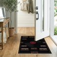 thumbnail image 2 of ODIKA 2'x3' Washable Doormat Non-Slip, Low Pile Record Vinyl Retro Dj Turntable Motif Featuring Vintage Music for Entryway, Kitchen, Laundry Room, 2 of 7