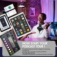 thumbnail image 4 of Podcast Equipment Bundle for 2, Audio Interface with Condenser Microphone, Studio Equipment for Streaming, Gaming, 4 of 13