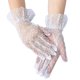 thumbnail image 1 of Guantes de encaje para mujer, puños de manga extendidos, protectores de mangas encantadores para adultos, mangas con lazo, guantes de mujer, 1 of 1