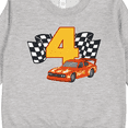 thumbnail image 3 of Inktastic Number Four Race Car Toddler Sweatshirt, 3 of 4