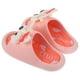 thumbnail image 3 of FELTECHELECTR par de pantuflas para niños pequeños, sandalias antideslizantes para el hogar, la playa, el verano, talla 30/31, 3 of 7