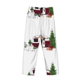 thumbnail image 6 of Balery Vintage Buffalo Plaid Christmas Camper print Men's Pajama Pants,Ultra Lightweight Pjs,Lounge Pant-Small, 6 of 9