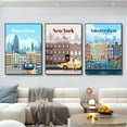 thumbnail image 4 of Dubai City Poster Skyline and Palm Beach Travel Wall Print Home Decoration, UNFRAMED 24x36, 4 of 6