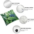 thumbnail image 4 of BCIIG Pillowcase Tropical palm leaf pillowcase Sofa cushion cover Suitable for living room, bedroom, sofa bed decoration pillowcase 24x24in, 4 of 5