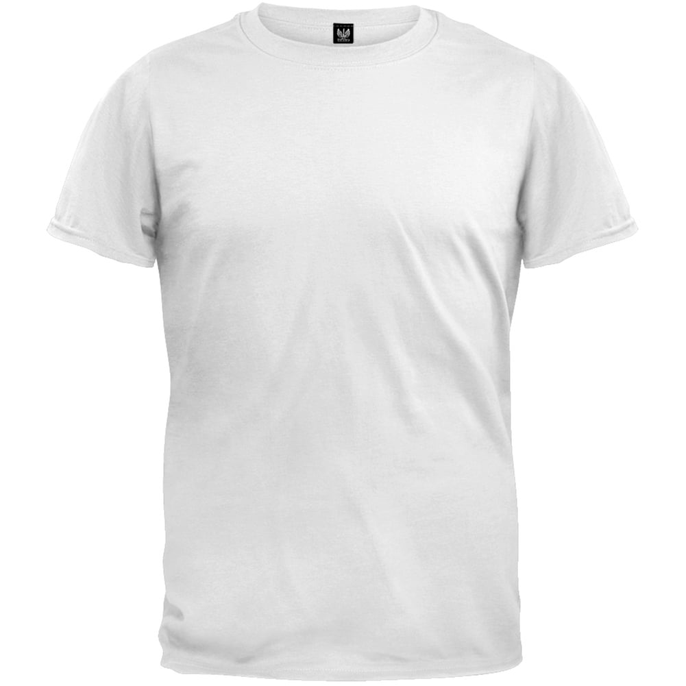 Old Glory Blank White Cotton T Shirt White