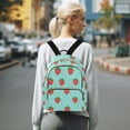 thumbnail image 7 of FORMRS Mini Backpack Purse for Women Travel Daypack Casual Shoulder Bag, Strawberry Pattern, 7 of 7