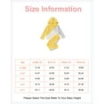 thumbnail image 2 of 4T Baby Girls Clothes 5T Girls 2PCS Fall Winter Outfits Hooded Toddler Girls Long Sleeve Hoodie Top pants Set Yellow, 2 of 7