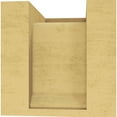 thumbnail image 4 of 6"W x 6"D x 6"H Wide Sheridan Rough Cedar Woodgrain TimberThane Corbel, Primed Tan, 4 of 6