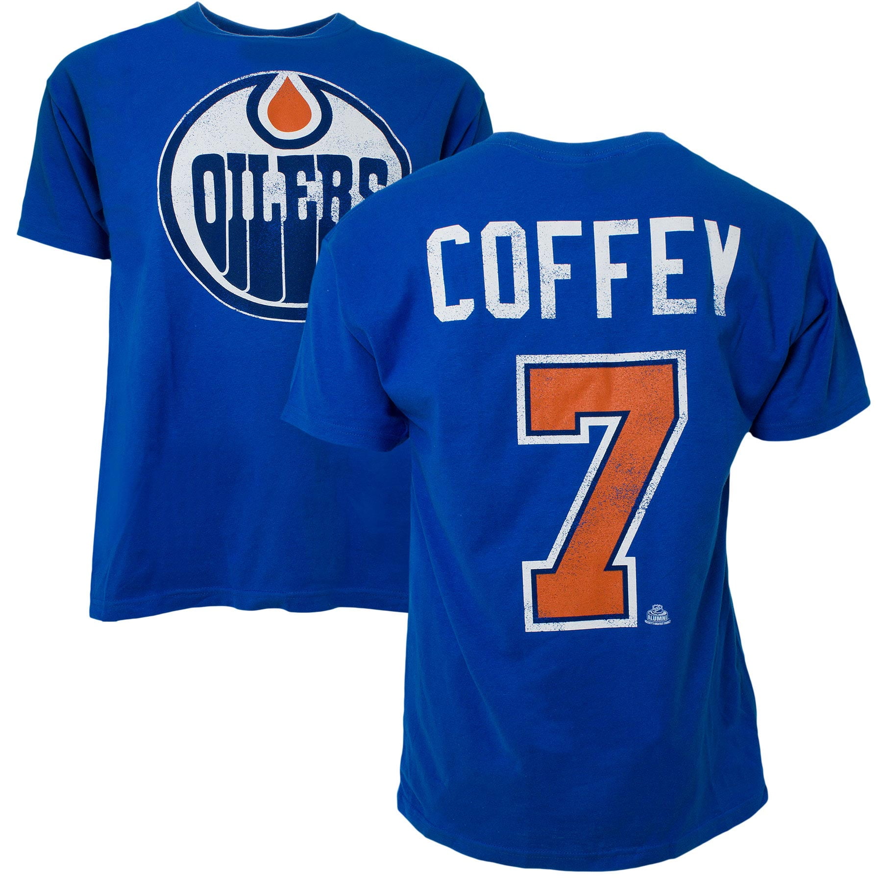 Edmonton Oilers Paul Coffey Vintage NHL Alumni TShirt Old Time
