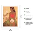 thumbnail image 2 of Hula Dancer Hawaii - Vintage Hawaiian Color Aquatint by John Melville Kelly c.1939 - Fine Art Matte Paper Print (Unframed) 18x24in, 2 of 4