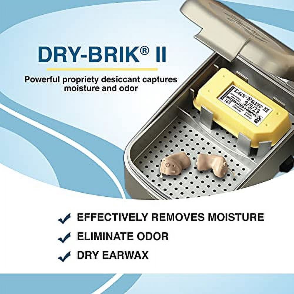 Zephyr by Dry & Store Hearing Instrument Dryer/Dehumidifier | for Care and Maintenance of Hearing Aids | Cochlear Processors | in-Ear Monitors