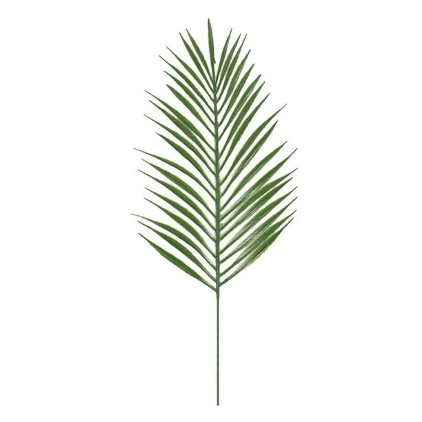 Helechos Hoja Plantas Artificiales Falsas Varillas para Casa Interior Decoración De Jardín De Hadas Areca Palma Verde Oscuro