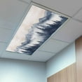 thumbnail image 2 of 1 Pack Mountain Landscape Peak Fluorescent Light Covers for Ceiling Lights Forest Tree Silhouette Magnetic Ceiling Light Covers Overhead Light Filters for Office Classroom Home, 2 of 9