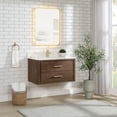thumbnail image 3 of Vinnova Cristo 36" Wood Single Bath Vanity with Mirror in Aged Dark Brown, 3 of 15