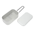 thumbnail image 1 of Lunch Container, Save Space Bento Box Aluminum Alloy Portable  For Camping, 1 of 8