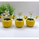 thumbnail image 3 of Adorno decorativo para coche con forma de flor de manzano y energía solar, columpio automático con forma de girasol, 3 of 5