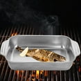 thumbnail image 6 of Luxshiny Stainless Steel Rectangular Serving Dish - 1-Piece Cookware and Serving Tray for Kitchen and Dining, 6 of 8