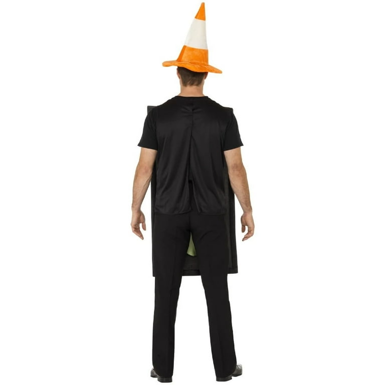 Traffic Light Costume Adult Tabard Hat Black Orange Traffic Light Costume Adult Tabard Hat Black Orange