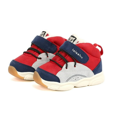 

Toyella Children s velvet sneakers for autumn and winter Red 18
